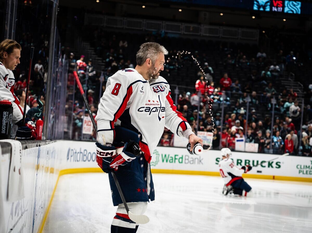    Хоккеист "Вашингтон Кэпиталз" Александр Овечкин© Фото : x.com/capitals