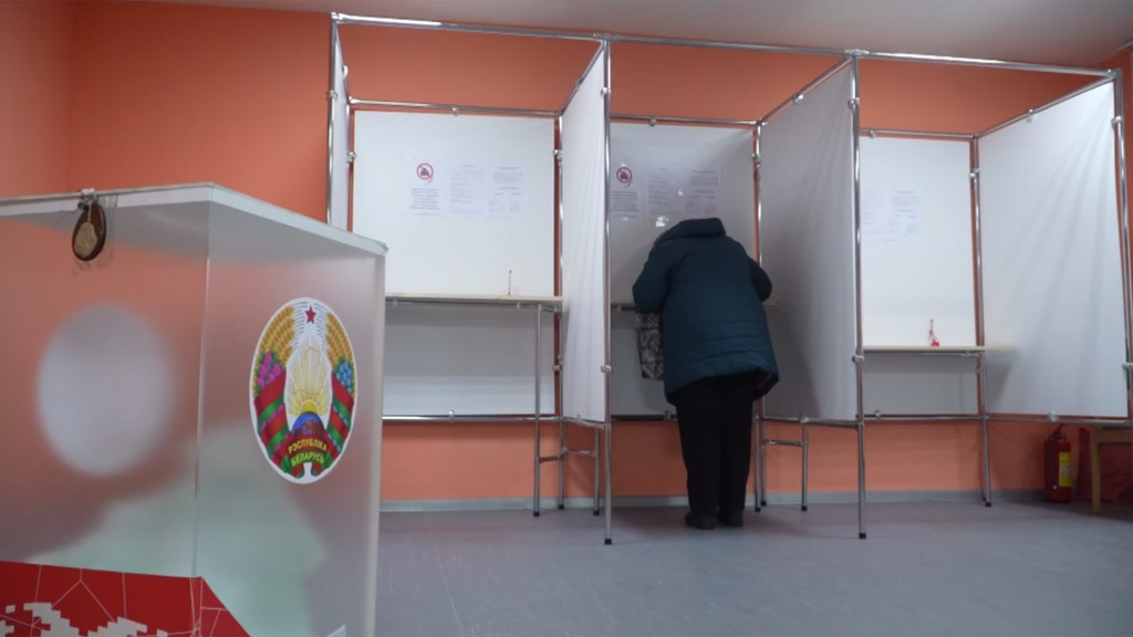    Скрин видео ЦИК Белоруссии