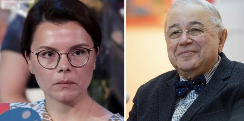 Евгений Петросян с женой Татьяна Борухунова 