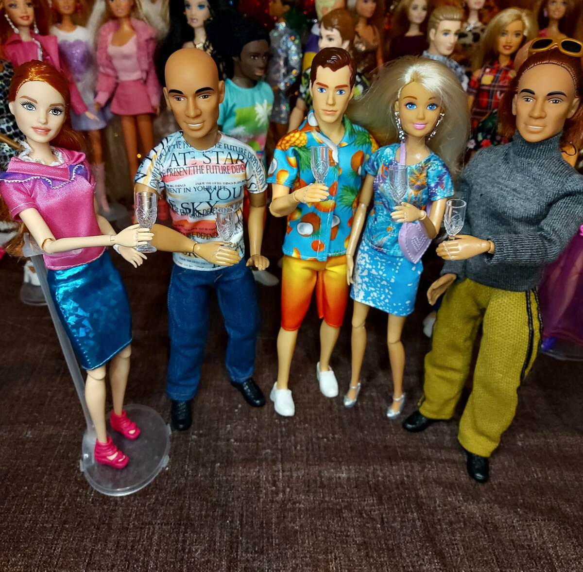 Новогодний корпоратив кукол