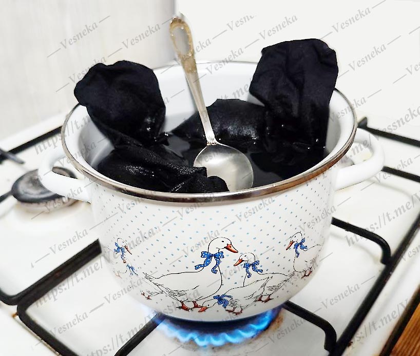 Фото автора. Примерно так они и варились