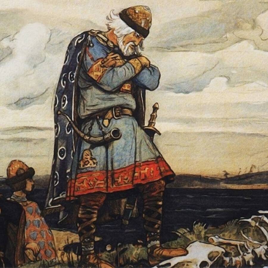 Вещий Олег. Картинка взятая с сайта histrf.ru