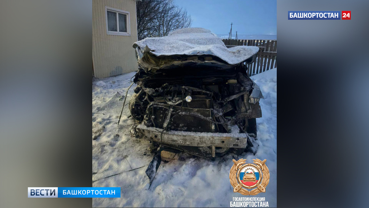    В Башкирии пьяный водитель на Lexus протаранил жилой дом