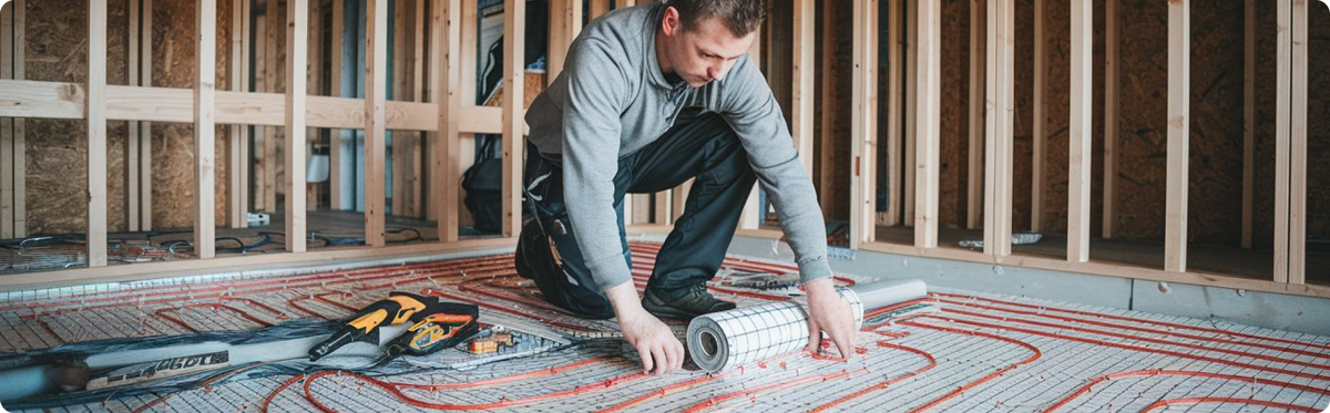 монтаж электрического теплого пола