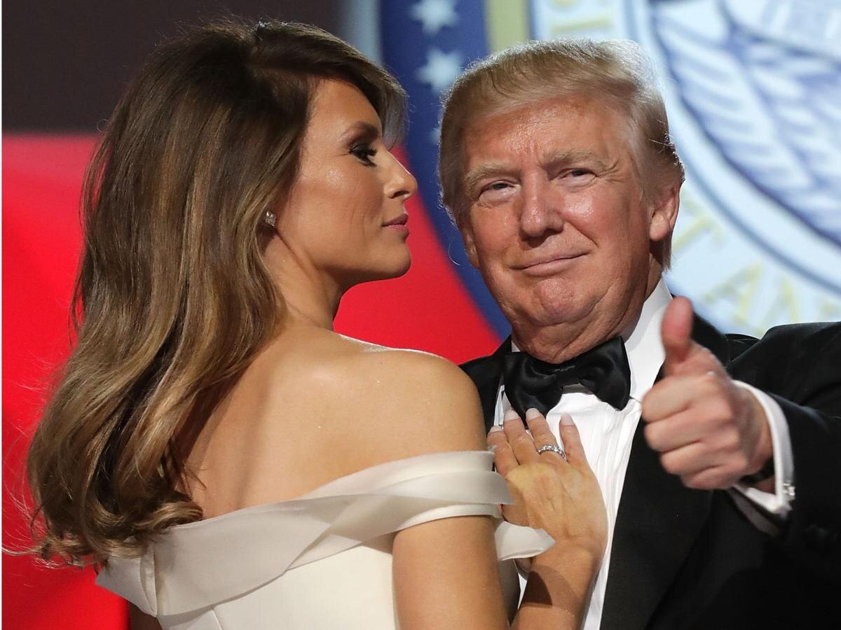 Мелания и Дональд Трамп