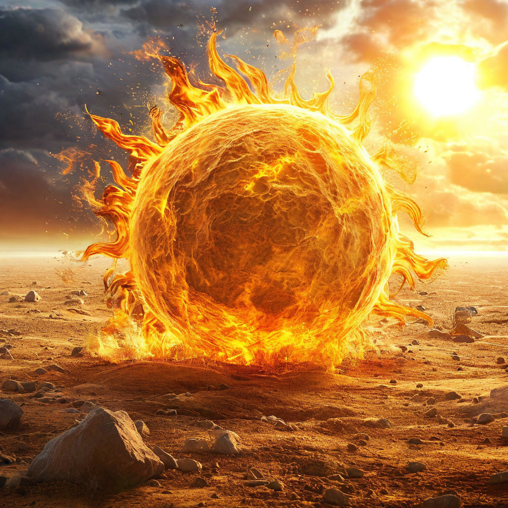 Магнитные бури. Иллюстрация сгенерирована нейросетью