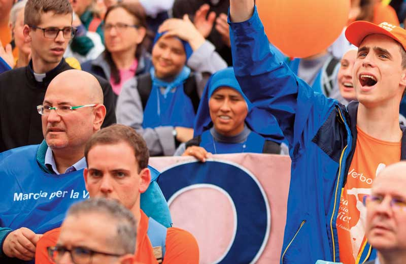 "Марш жизни". Рим, 2021. Фото с сайта: https://www.radicicristiane.it/dossier/marcia-per-la-vita-di-roma-2021/