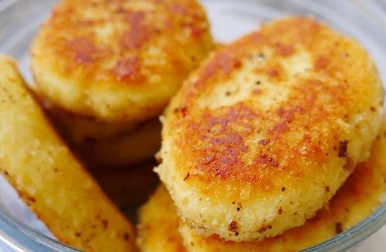 Котлеты картофельные с сыром
