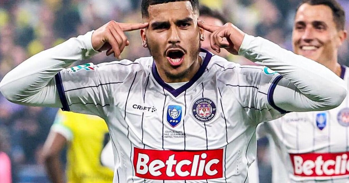 Вингер французского клуба "Тулуза" марокканец Закария Абухляль. Фото из интернета.