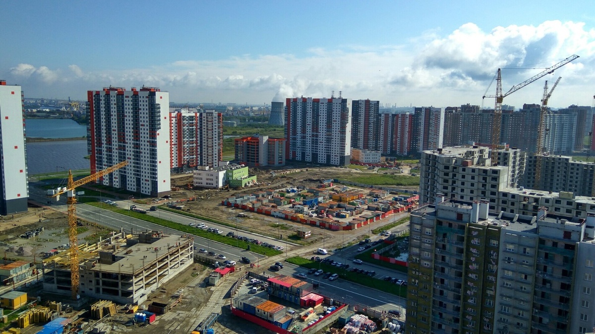 Вид из кабины крана Светланы