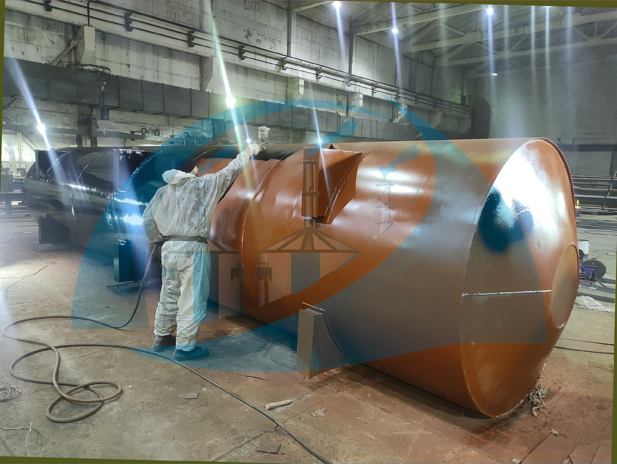 нанисение эподкидного покрытия на стальной резервуар- изготовитель ЗСО_КВАЗАР