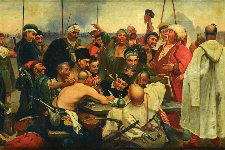 Запорожцы пишут письмо турецкому султану