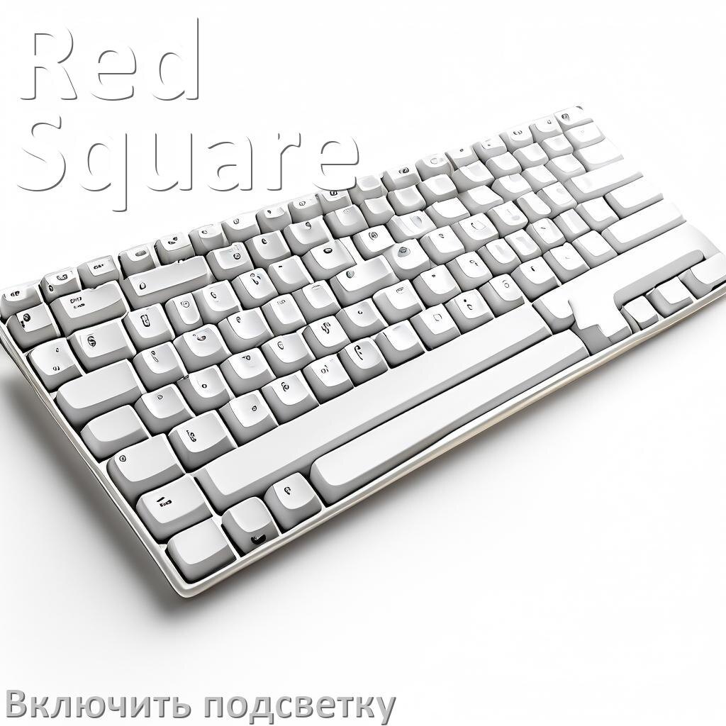 
Как на клавиатуре Red Square включить подсветку и настроить или поменять цвет