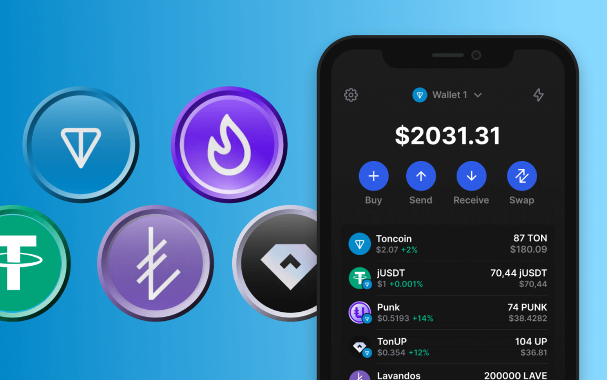 Мобильный криптокошелек.