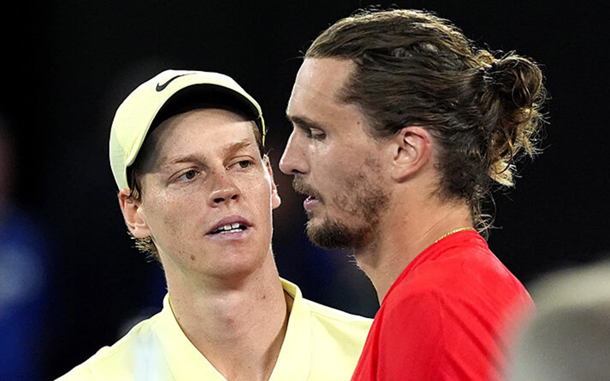 Янник Синнер снова чемпион, Александр Зверев - снова с призом за второе место. Фото: соцсети