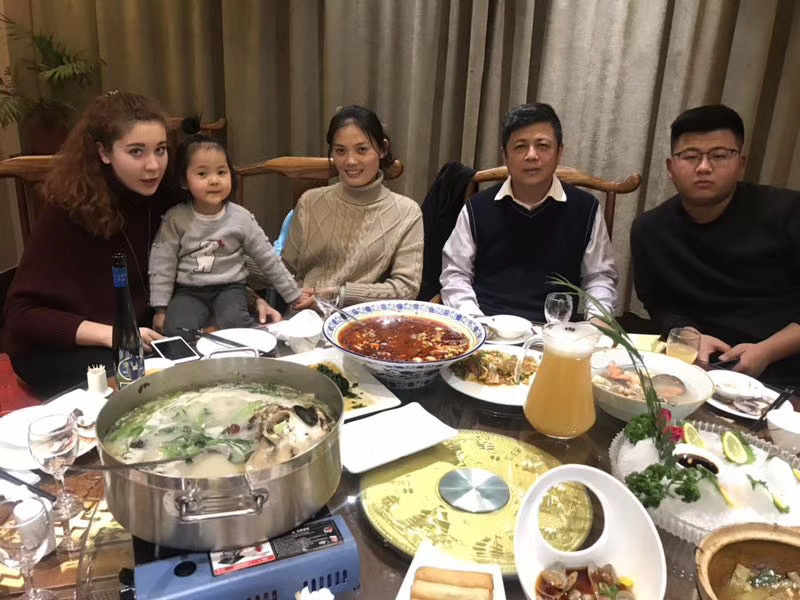 Я и принимающая семья