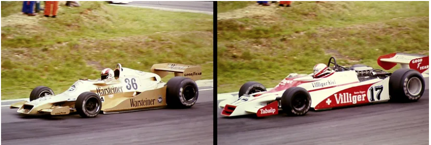 Шасси FA1 команды Arrows поразительно напоминало шасси DN9 команды Shadow, при этом автомобиль Arrows был создан на основе технических чертежей, разработанных дизайнером Тони Саутгейтом после его перехода из Shadow в Arrows. [Источник: Мартин Ли / Мартин Ли]
