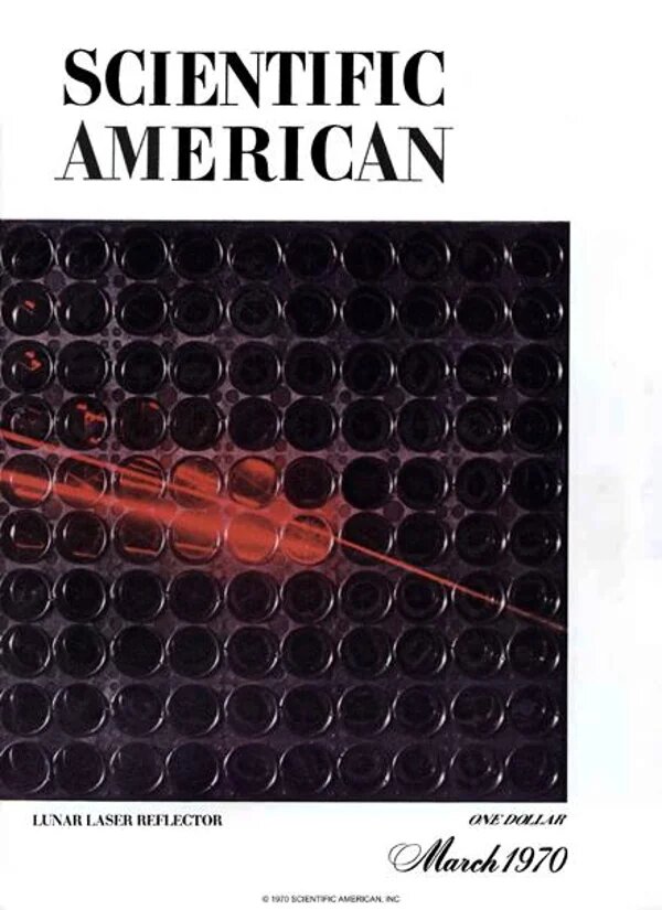 Обложка журнала Scientific American за март 1970 года