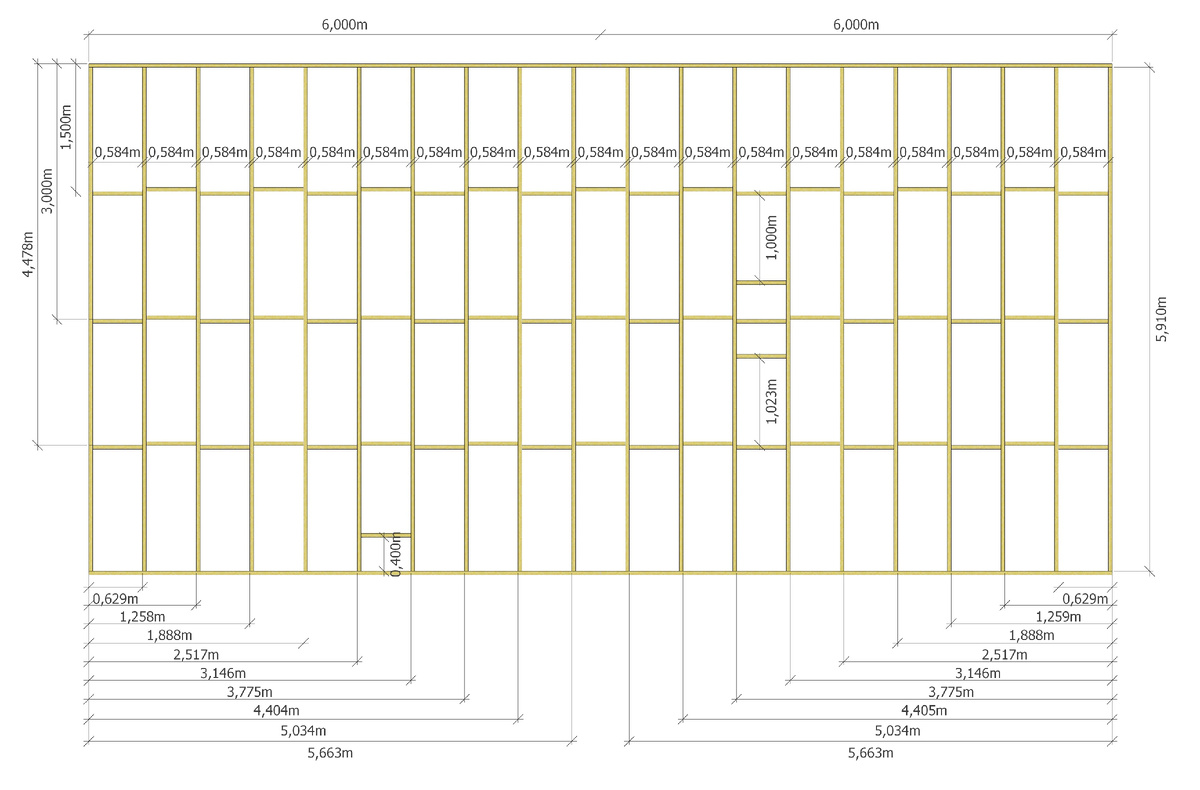 Схема сборки цокольного перекрытия