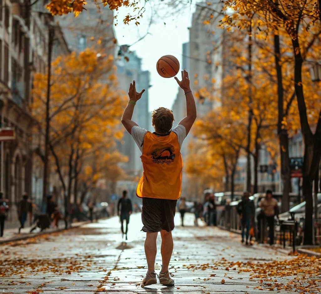 Искусство стритбаскетбола:когда баскетбол становится не просто уличной игрой , а целым творением!
