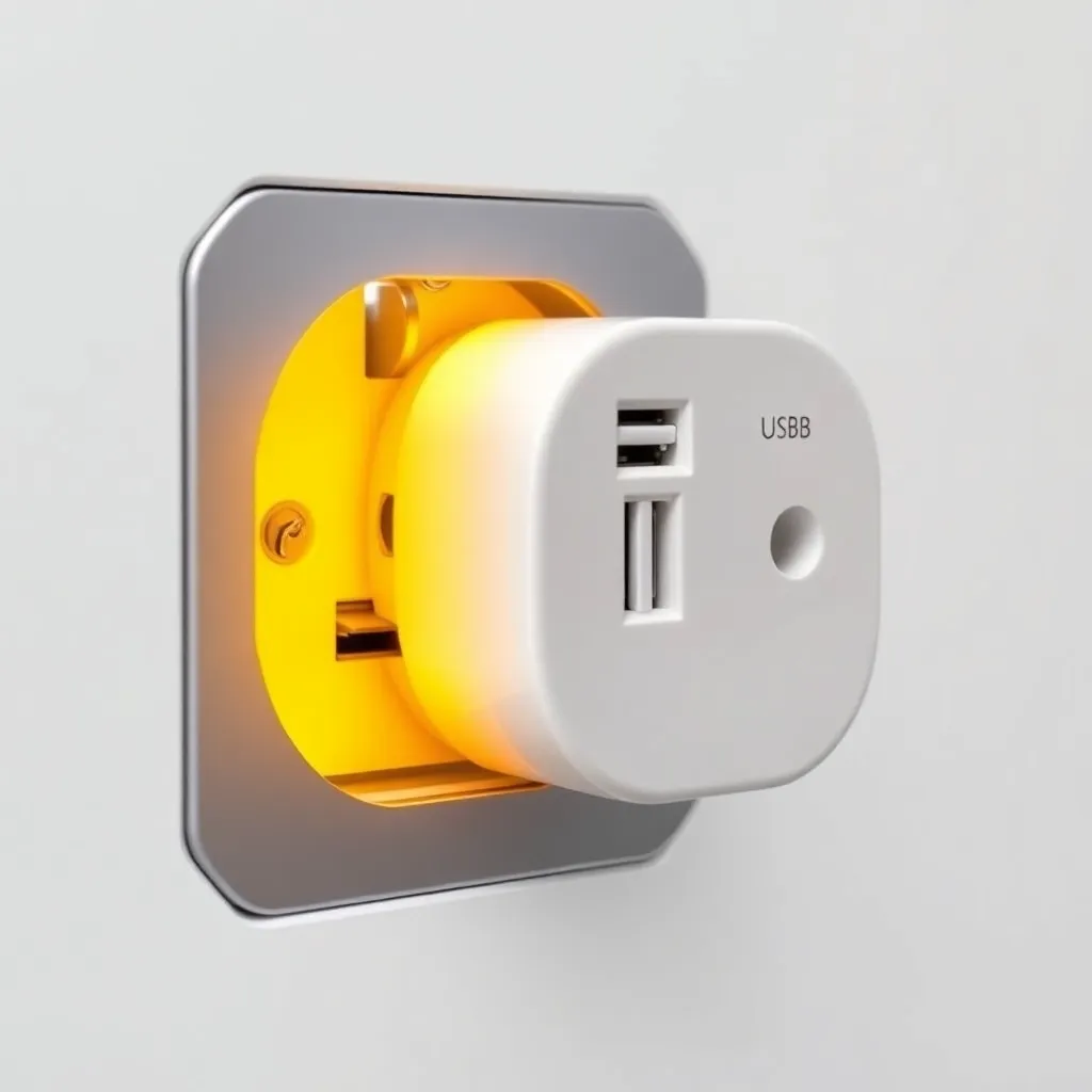 Встраиваемая вилка с USB-портами