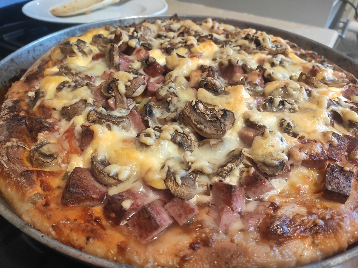 Немного подсушила с верху....