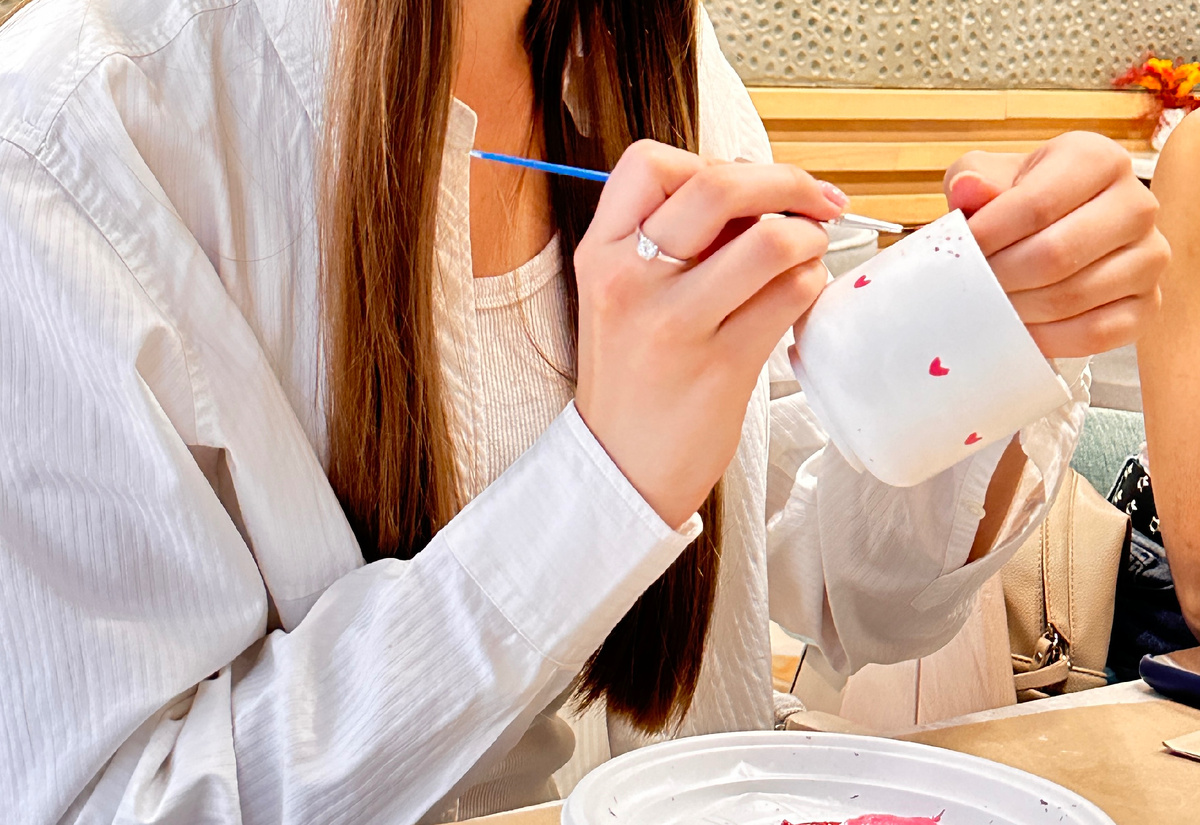 Творческое чаепитие в Пшенице, на котором мы разукрашиваем шкатулки