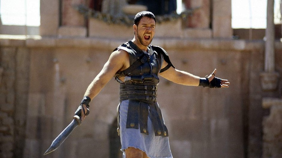 кадр из х/ф «Гладиатор».