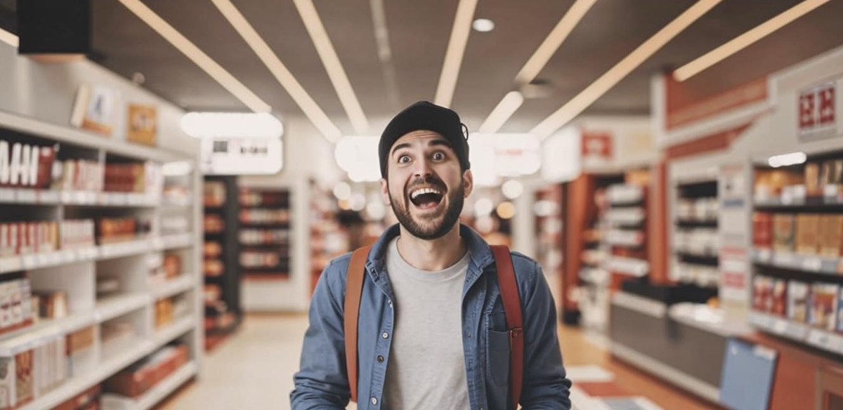 Пример эмоционального воодушевления от покупок.