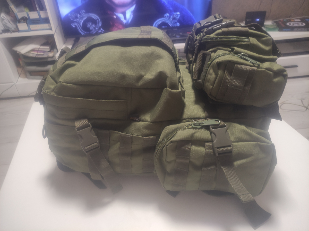 Фото личного тревожного рюкзака в сборе