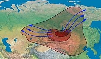 Антициклон над Азией