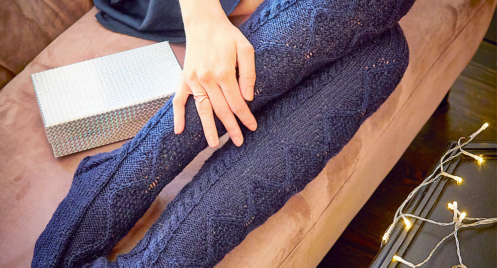 Красивые гольфы и гольфины. 6 моделей спицами