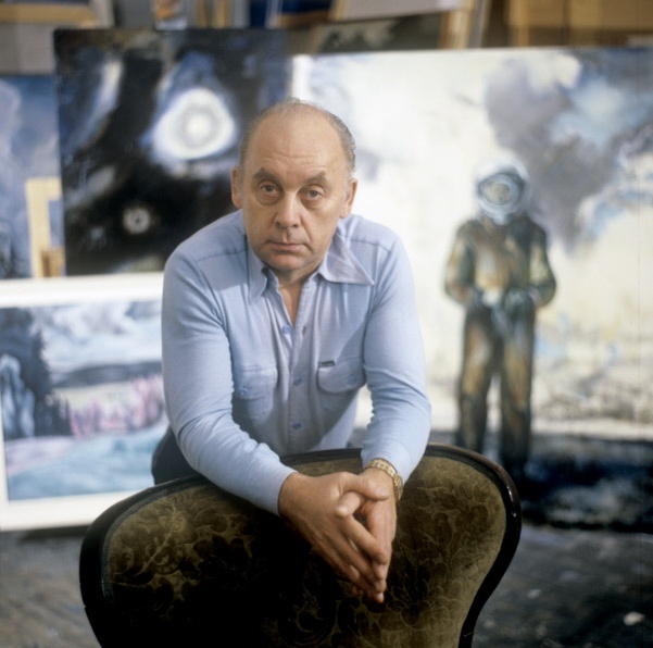 Художник в мастерской. Фото из сети