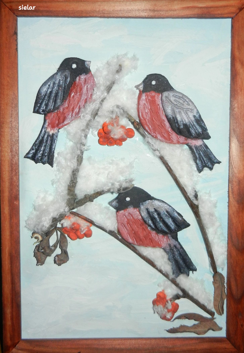 Результат нашего совместного с детьми творчества.