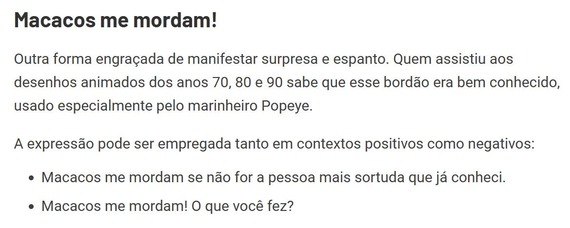 https://www.dicio.com.br/expressoes-classicas-e-engracadas-para-expressar-sua-frustracao/