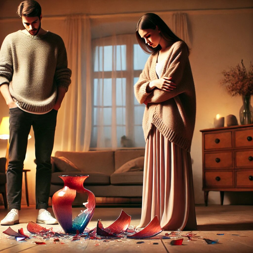 Любовь, как хрупкая ваза: её трещины могут разрушить всё, но могут и стать золотыми нитями, что скрепляют и укрепляют её навсегда