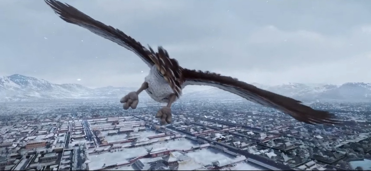 Скриншот из дорамы "История дворца Куньнин" мы же все помним эту восхитительную гусиную попу 