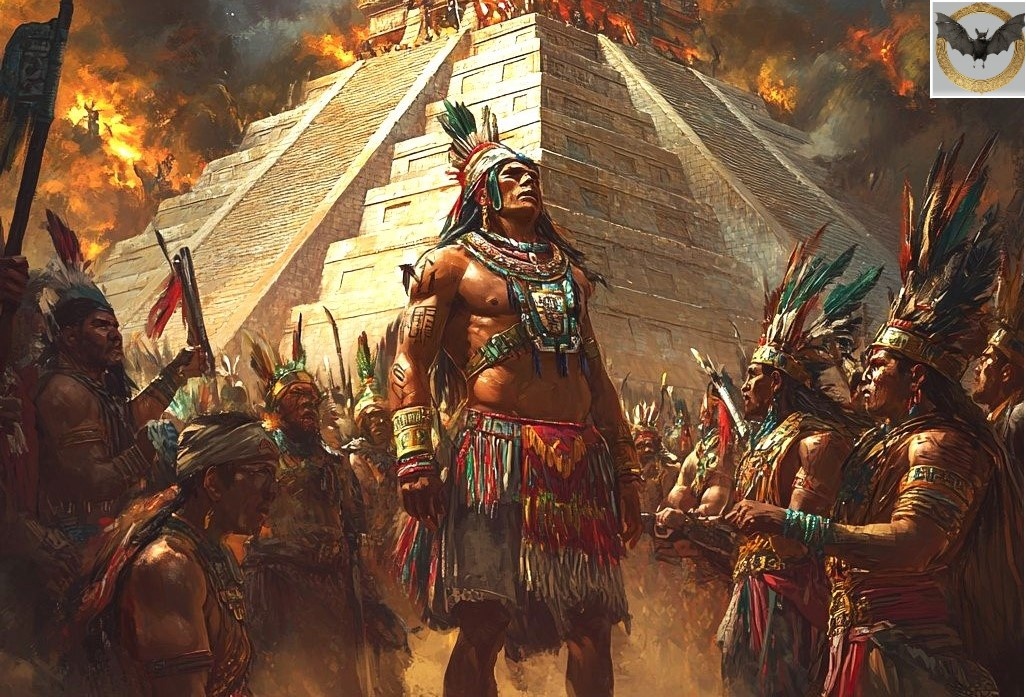 Пирамида Теночтитлана. Рис. MidJourney