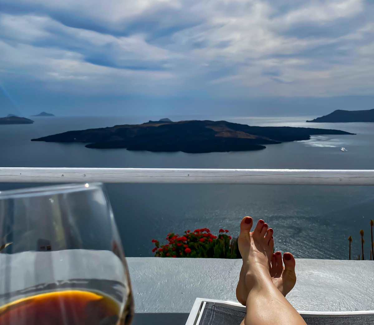 Вид на кальдеру, остров Санторини 