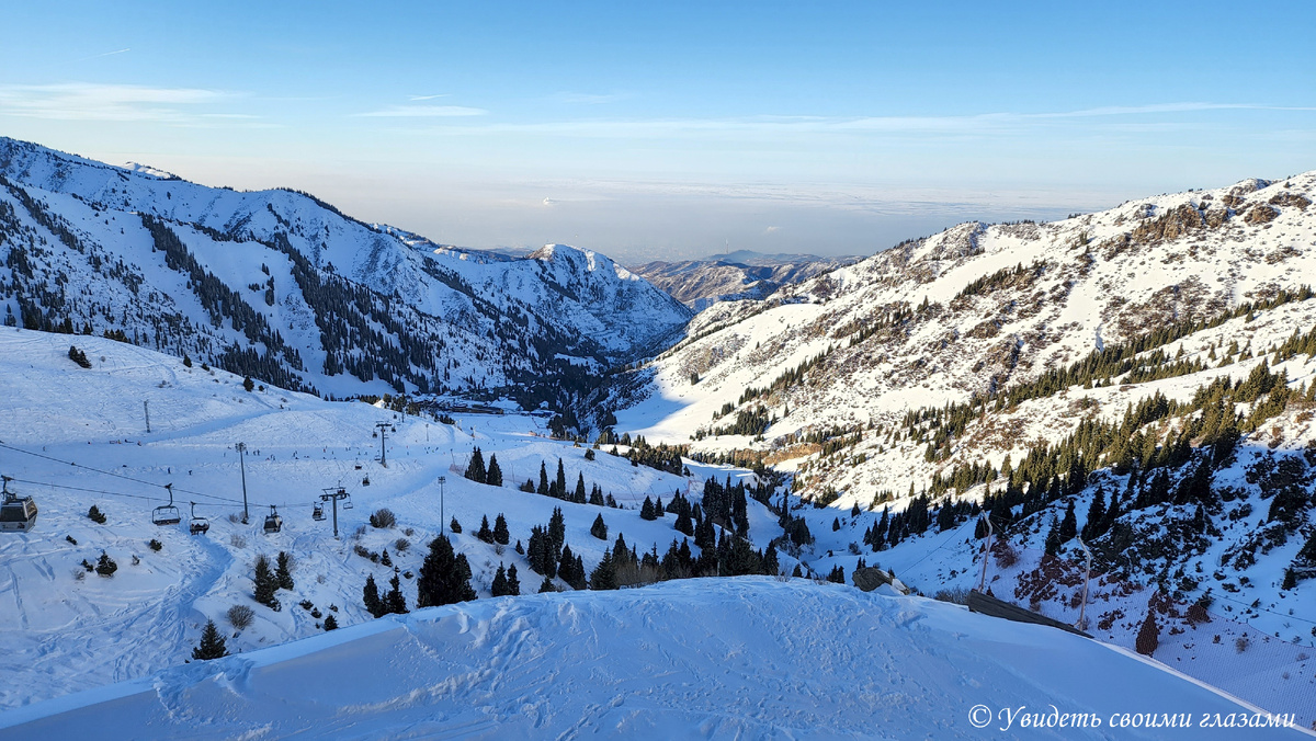 Горнолыжный курорт Шымбулак, Алматы, Казахстан