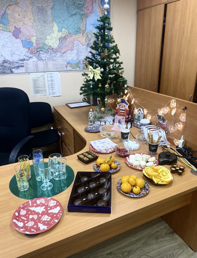 Наш новогодний стол. 