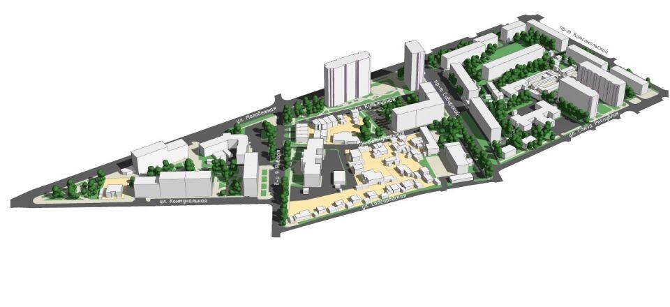    Проект планировки микрорайона на ВРЗ в Барнауле. Источник: ksar.barnaul-adm.ru