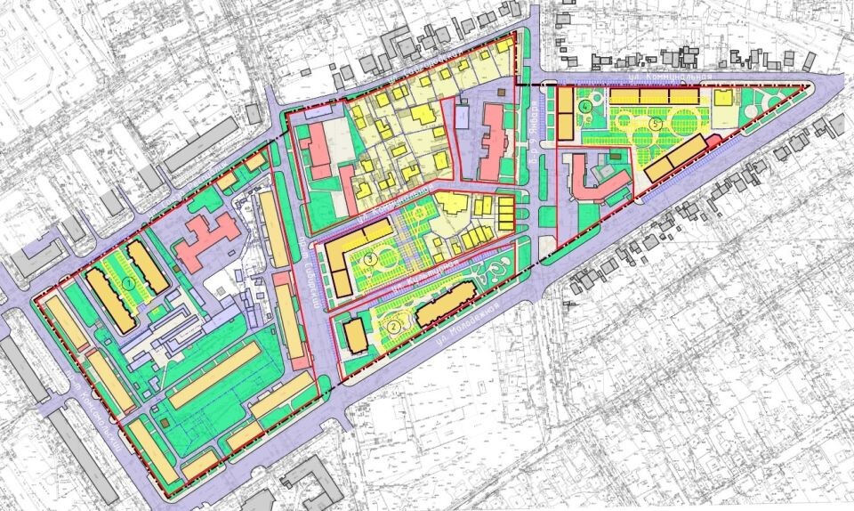    Проект планировки микрорайона на ВРЗ в Барнауле. Источник: ksar.barnaul-adm.ru