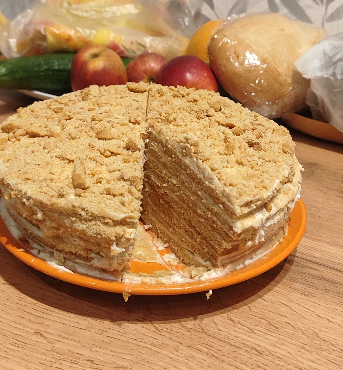 Торт Медовик из алтайского мёда 