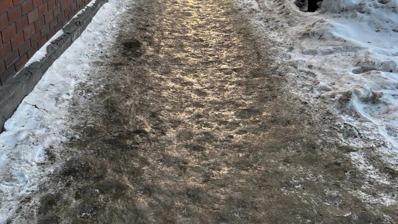     Гололедица в Барнауле. Предоставлено altapress.ru