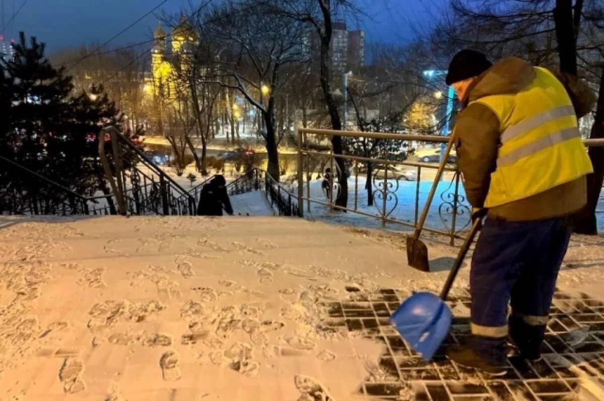    В Приморском крае ожидается снег, но к пятнице он прекратится