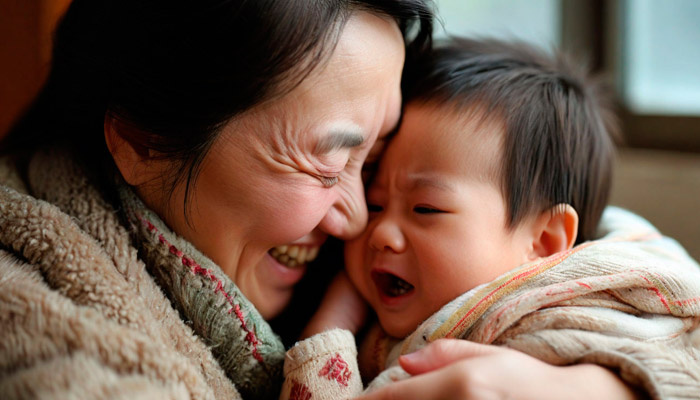 Китайцы стараются не допускать, чтобы в Новый год плакали дети. Фото: shedevrum.ai