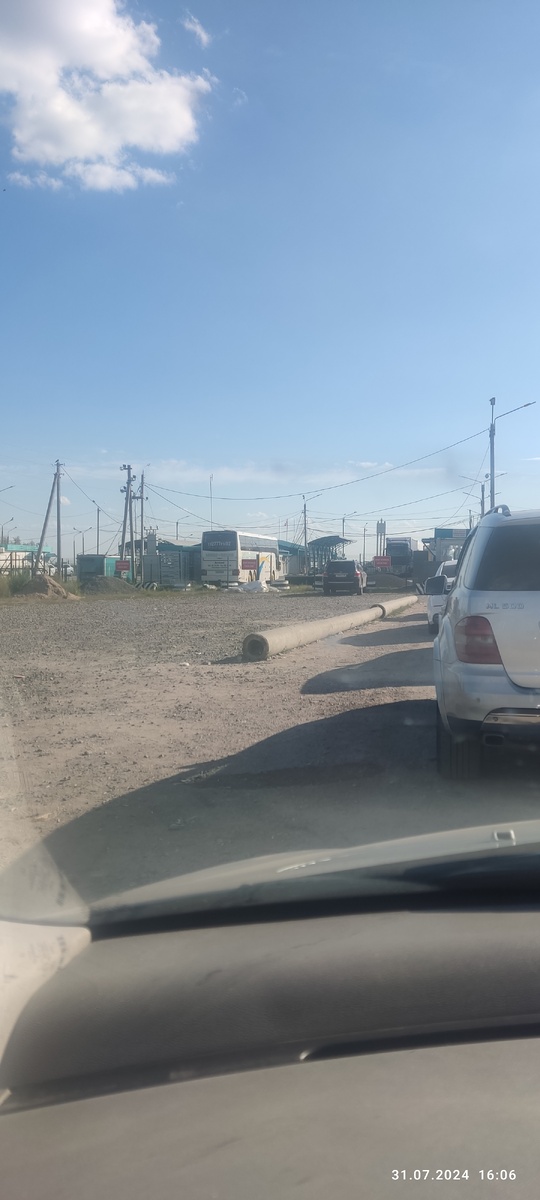 На границе с Казахстаном