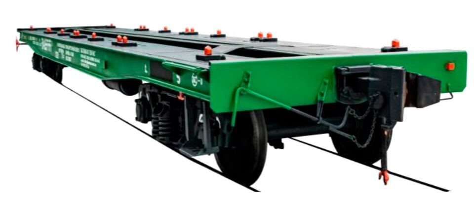 Рендер платформы модели 13-4155. Источник: Днепровагонмаш