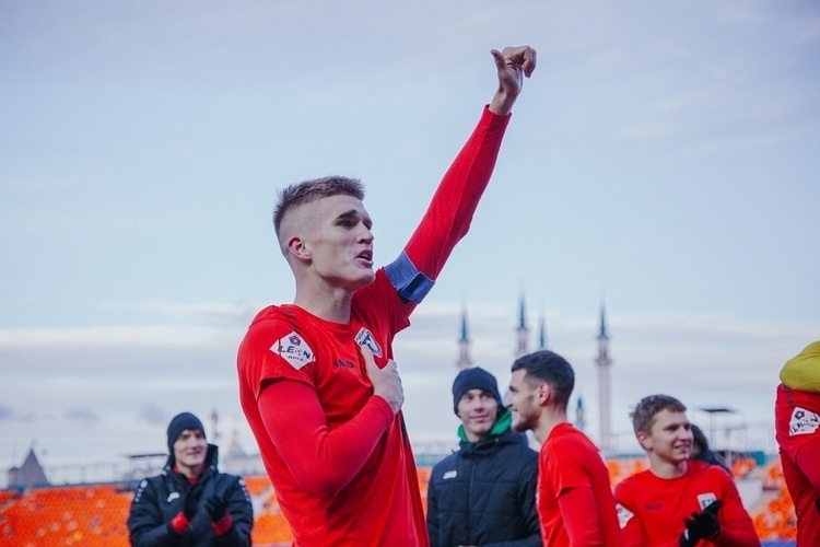    Моторин — лучший бомбардир «Рубина-2» в прошлом сезоне.   
Фото: rubin-kazan.ru